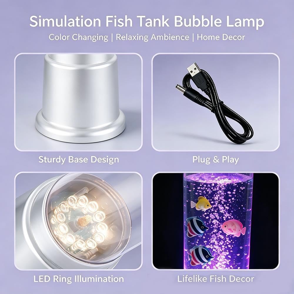 3ft Produkty Sensoryczne Autyzm Akwarium Lampka Bąbelkowa Ryba