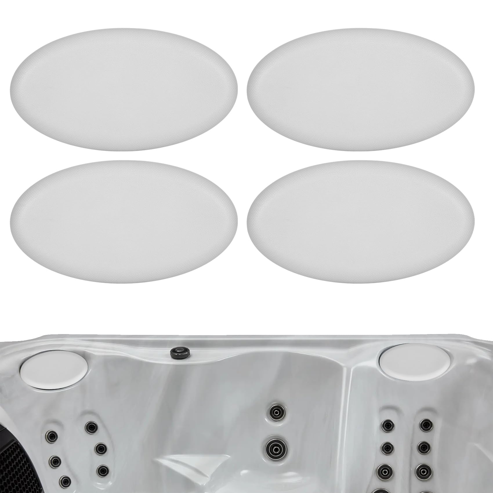 Photo 1 of Anrain 2472-828 Hot Tub Headrest Pillow (4-Pack)