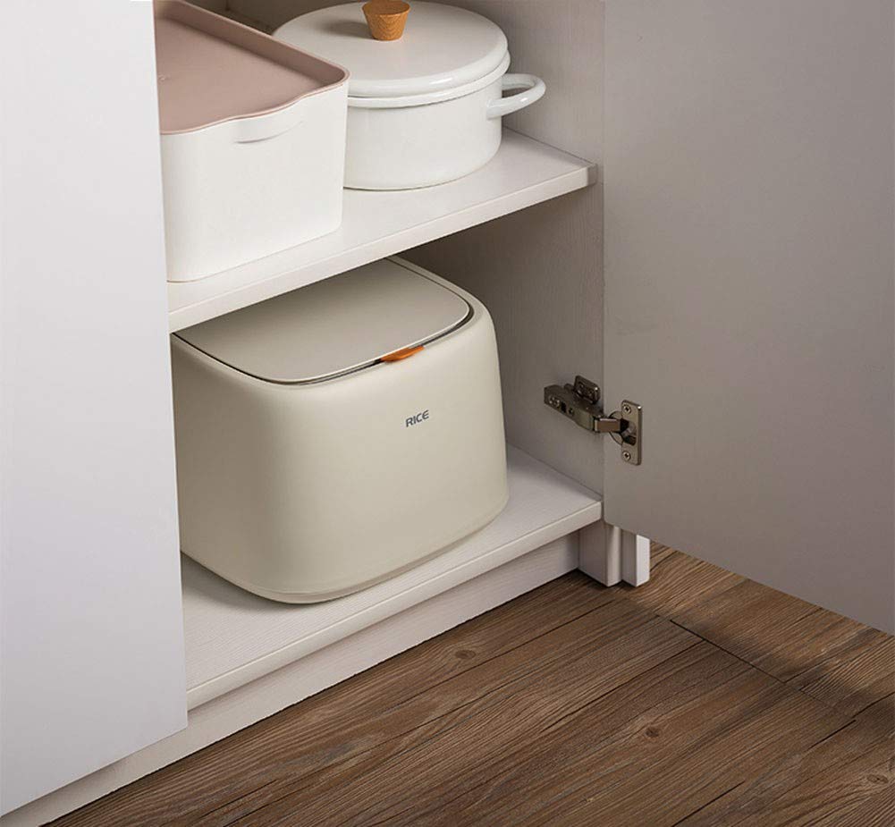 Scatola per riso, 10 kg, contenitore per cereali, contenitore per pasta, cereali, cibo per animali domestici e altro ancora, contenitore per farina con tazza, per organizzazione di magazzini