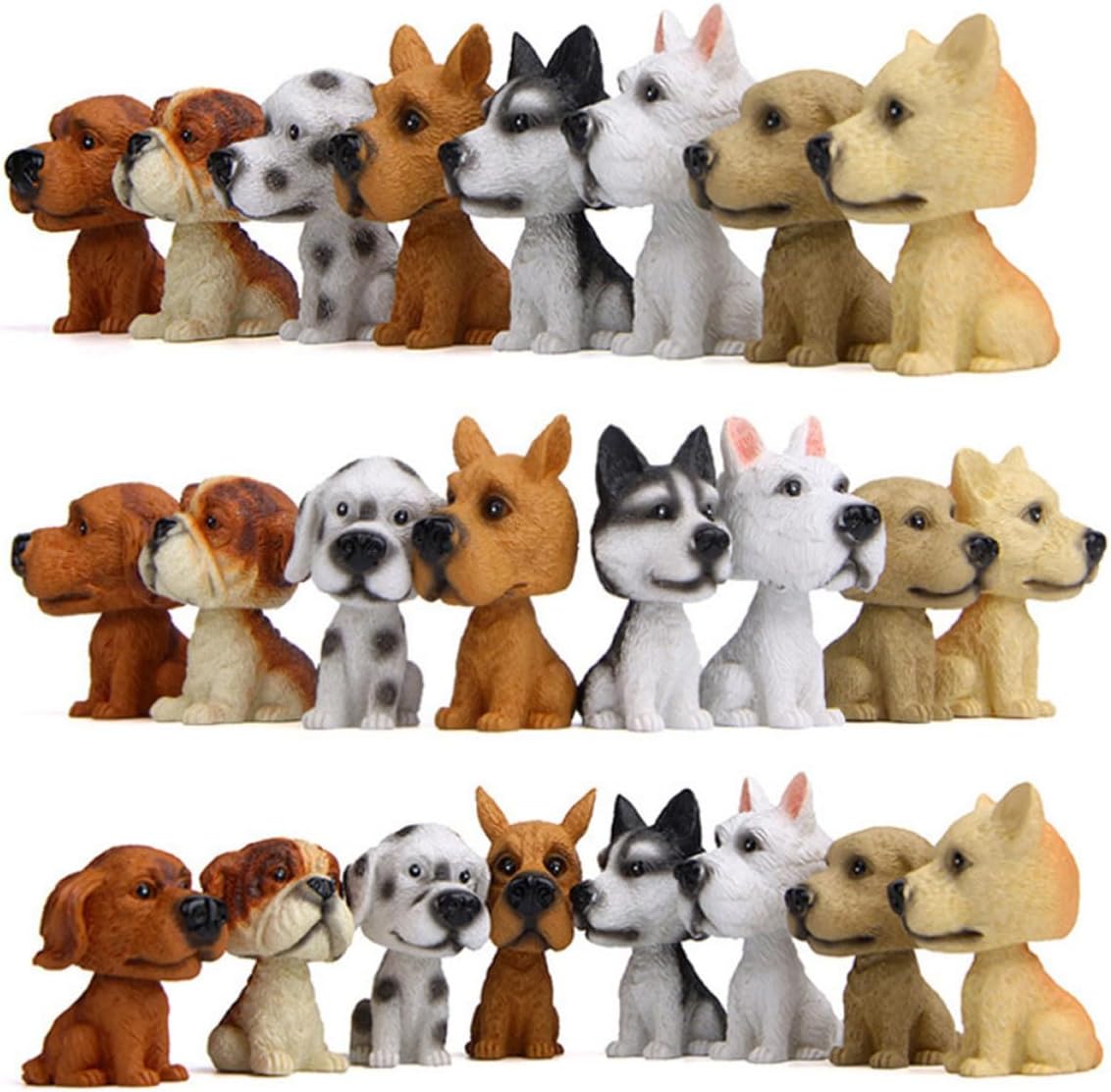 MERRYHAPY Resin Nodding Dog Cartoon Ornament for Car Display Decoration