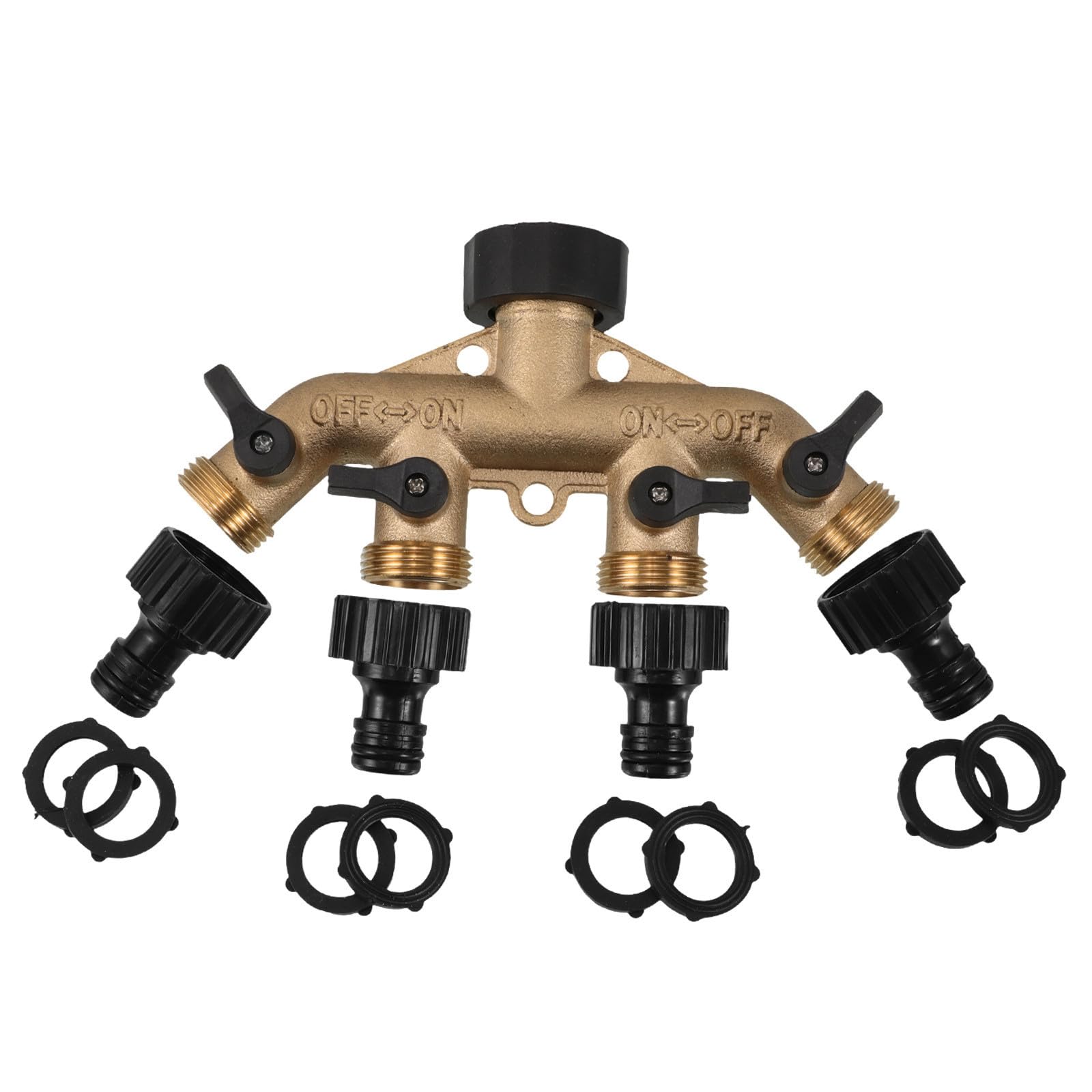 Séparateur tuyau d'arrosage 4 voies pour simplifier l'entretien du jardin