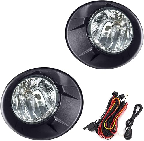Miniatura 8 de A ABIGAIL Lámparas antiniebla de conducción de repuesto para Chevy Camaro 2010 2011 2012 2013 con bombillas halógenas y bisel negro (lente