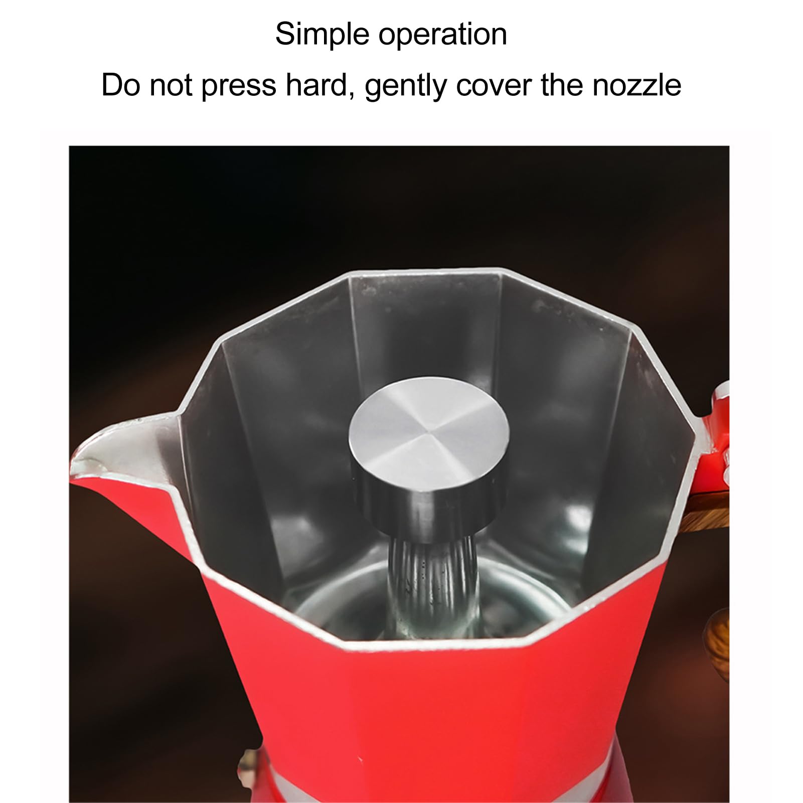 Coffee Pot Stainless Steel Splashing Proof Cover for Home Coffee Shop