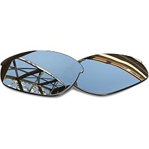 Mens Silver Titanium Replacement Lenses for Oakley Half Jacket 2.0 OO9144 Sunglass