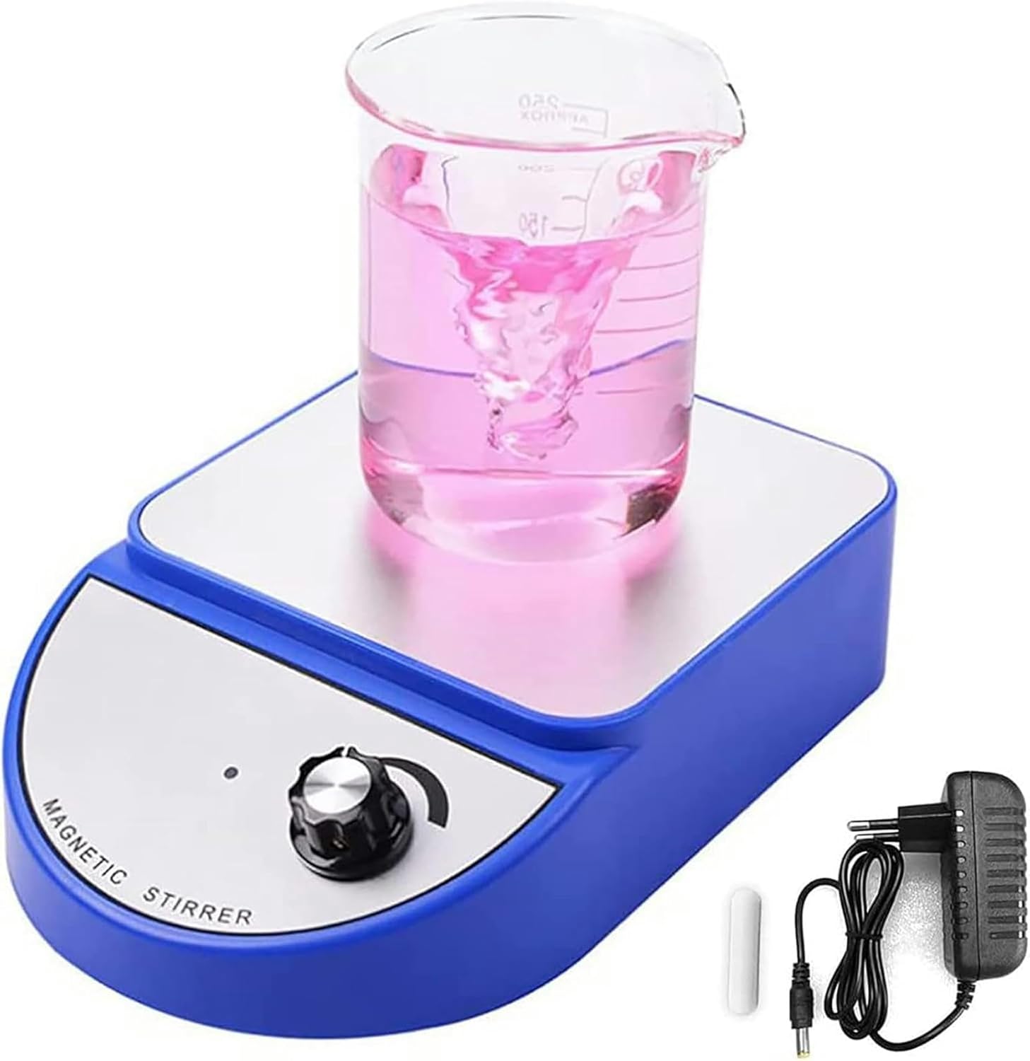 FLTRGO Magnetic Laboratory Agitator Mixer Stainless Steel Plate, Maximum Agitation Capacity 3.5L, Maximum Agitation Speed 3500 RPM, for Domestic Use in The Hospital