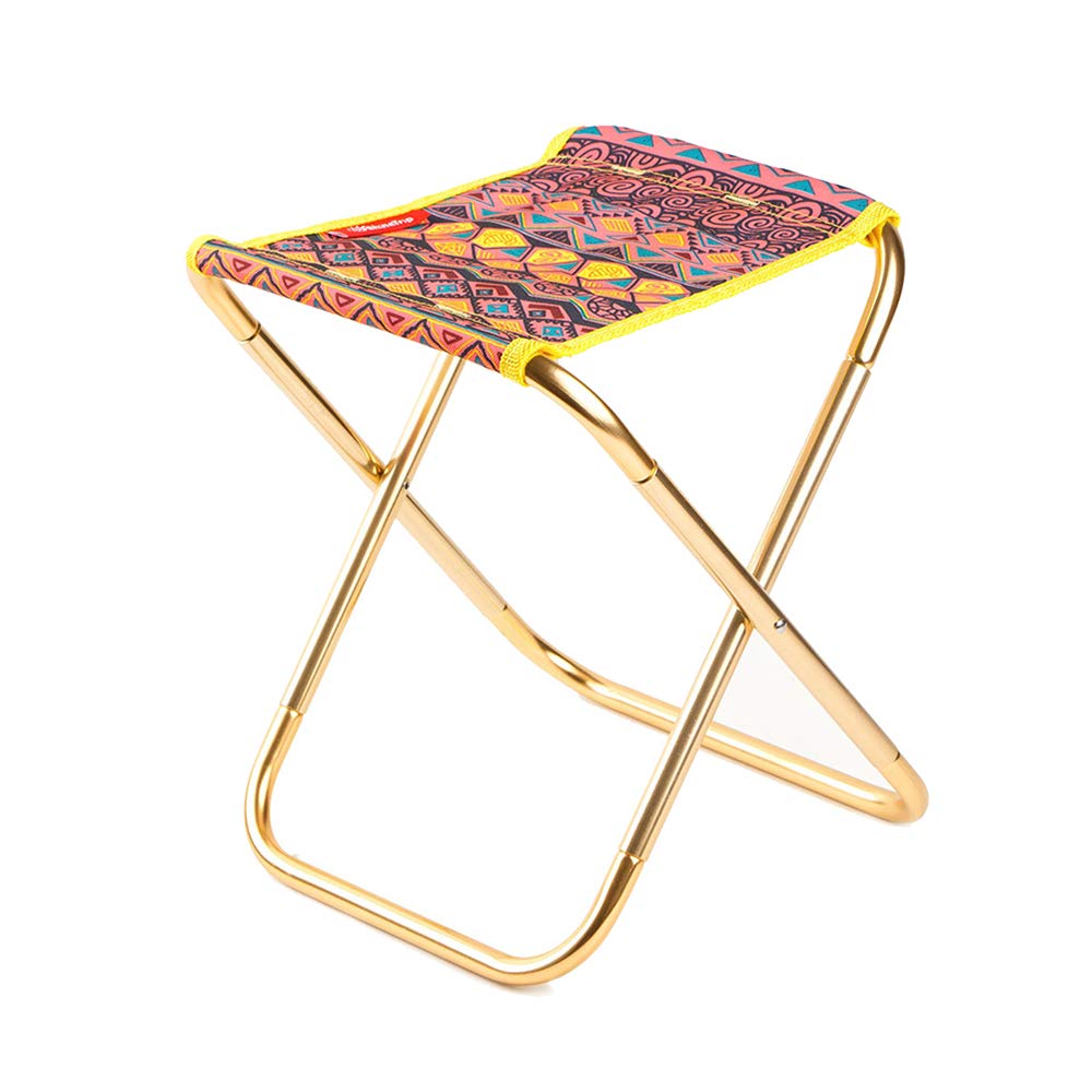 Camping tabouret pliable extérieur pour randonnée et pêche ultraléger - 8