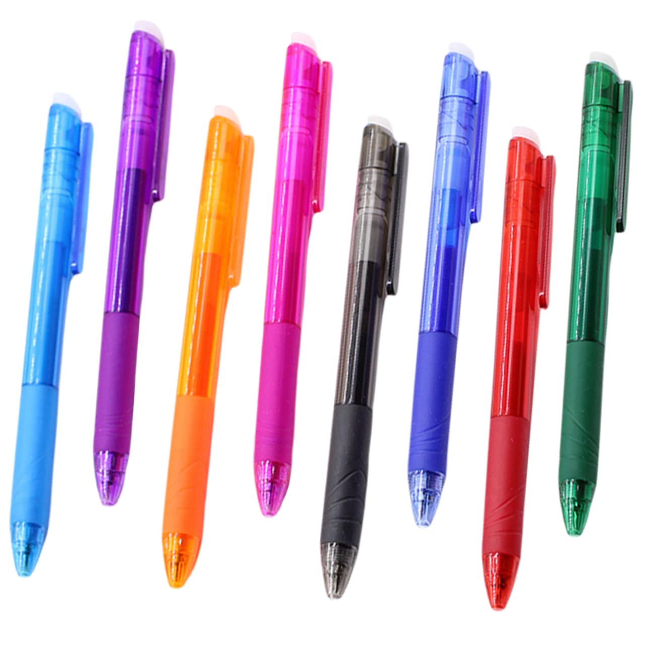 DOITOOL 24 Pezzi Penne Cancellabili Colorate per Scuola e Ufficio Scrittura Liscia e Facile Cancellare Penne Gel Estetiche per Regali Party