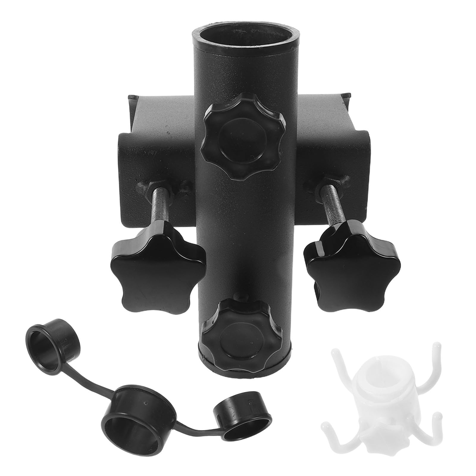 Soporte para sombrilla antideslizante Toddmomy: montaje vertical estable para tu exterior