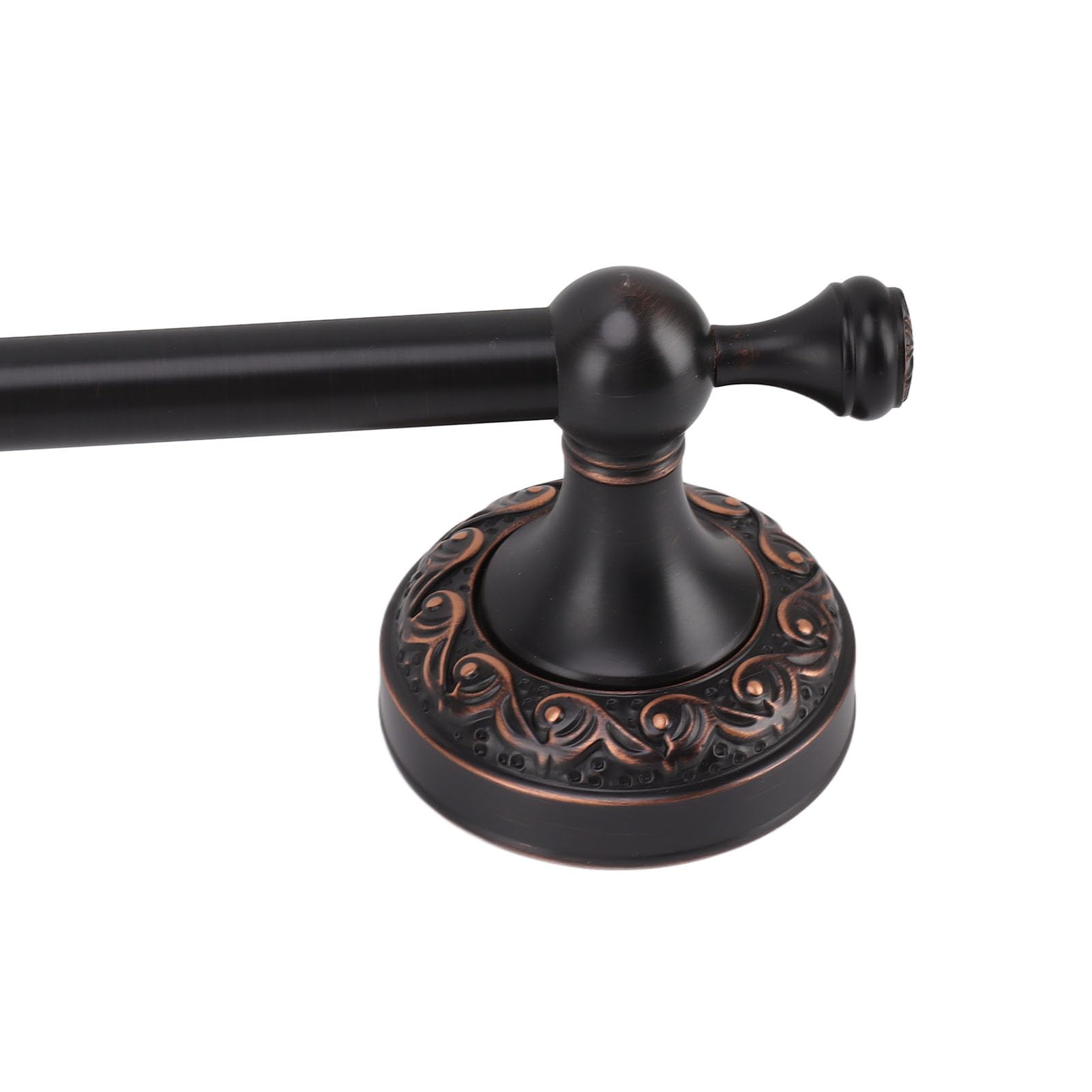 Cyrank Toallero De Mano para Baño, Soporte para Toallero De Baño De Hierro Rústico Montado En La Pared De 19,7 Pulgadas con Tornillos, Llave Hexagonal para Cocina Casera(Negro)