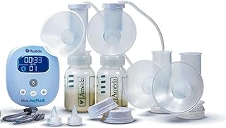 Ameda MYA Joy Plus Electric Breast Pump | Rechargeable Breast Pump | Portable Breast Pump Hands Free | Hospital Grade Breast Pump | Includes HygieniKit & Ameda Pump Parts | Hands Free Breast Pump