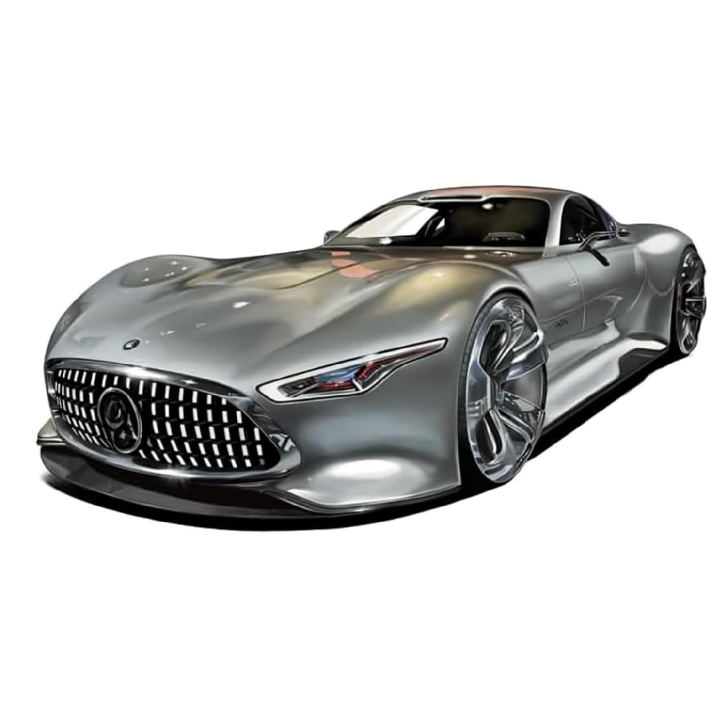 Mashes Mercedes Benz Gran Turismo SUV Car 1:32 Scale Model Car Exclusive Alloy Metal Pull Back Die-cast Diecast Metal Pullback Toy Openable Doors & Light Music Best Gifts Kids【Colors as Per Stock 】-image-17