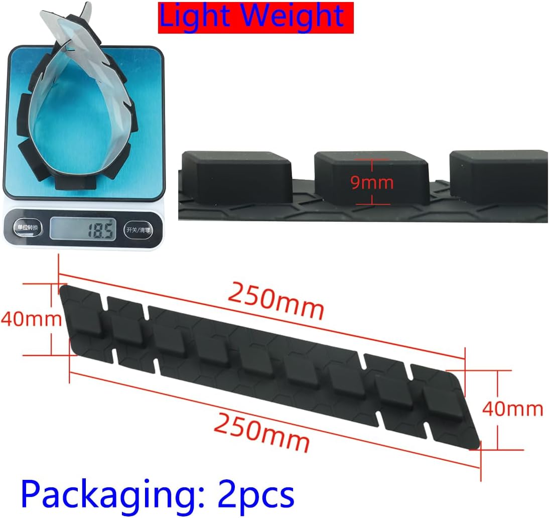 FOMTOR Bike Chain Cuard 2 Pcs Chainstay Protector Bike Frame Protection Tap Bicycle Protection Protective Sleeve Proof Adhesive Decal Silicone Anti-Skid Pads Bumper for MTB Ebike Cover
