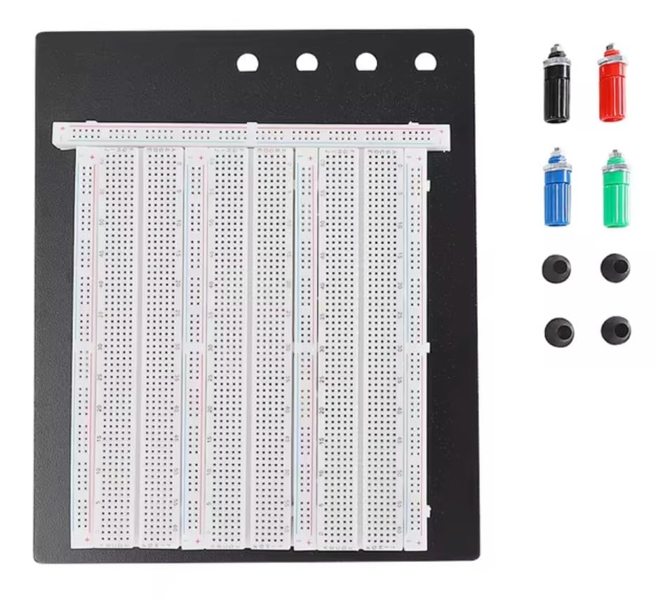 Make It Warehouse Placa de prueba sin soldadura para prototipos de electrónica Proto Shield Distribución Bloques de conexión para Pi Arduino UNO R3 MEGA NANO (2390 puntos x 1)