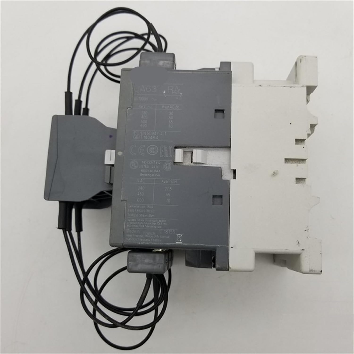 UA63-30-00RA 3-Pole Contactors for Capacitor Switching UA63-30-00RA 1Pcs(110V AC)