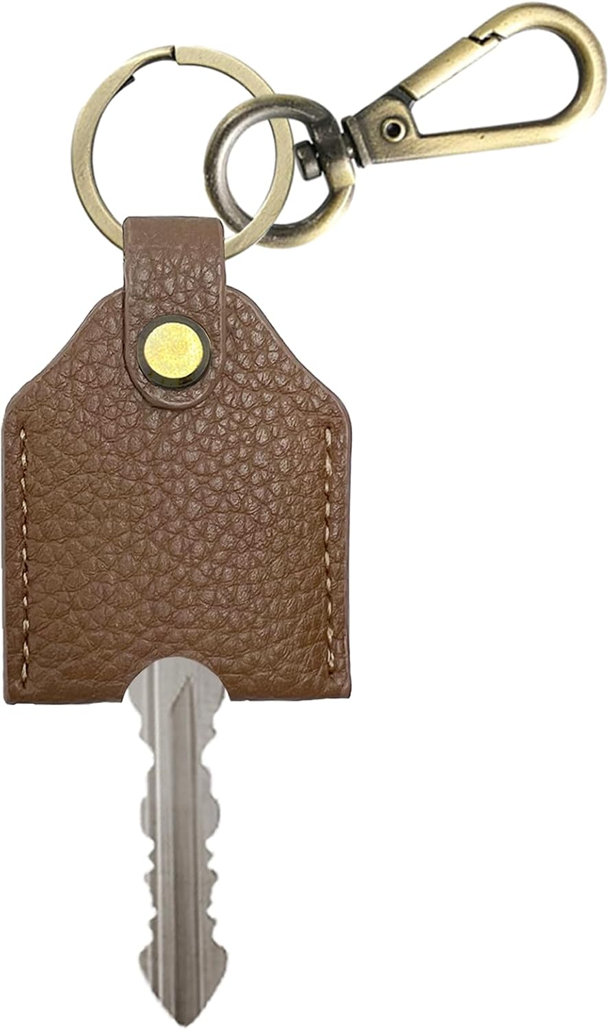 Leather Key Sleeve, Broken Car Key Loop Replacement, Stylish Key Cover for Women Men