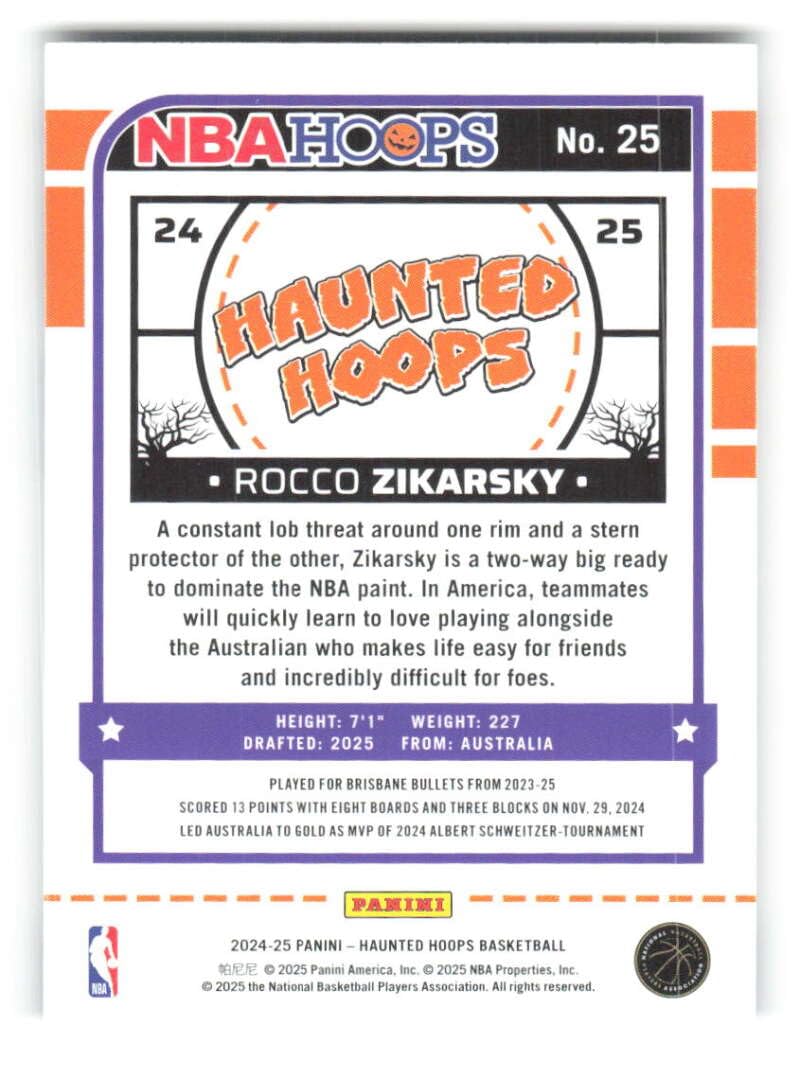 Amazon.com: 2024-25 Panini Haunted Hoops Extended #25 Rocco
