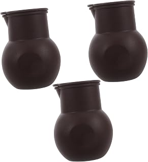 iplusmile 3 Piezas olla de relleno de chocolate calentador de mantequilla ollas para derretir mantequilla el chocolate se derrite crisol de mantequilla crisoles gel de sílice Marrón oscuro