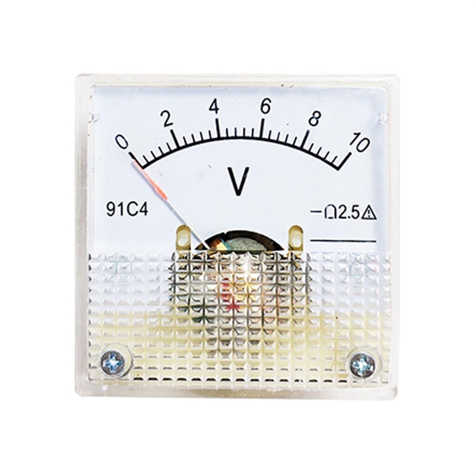voltímetro, 91C4 DC Panel analógico medidor Puntero mecánico Tipo 1-250V 1 Uds(5V)
