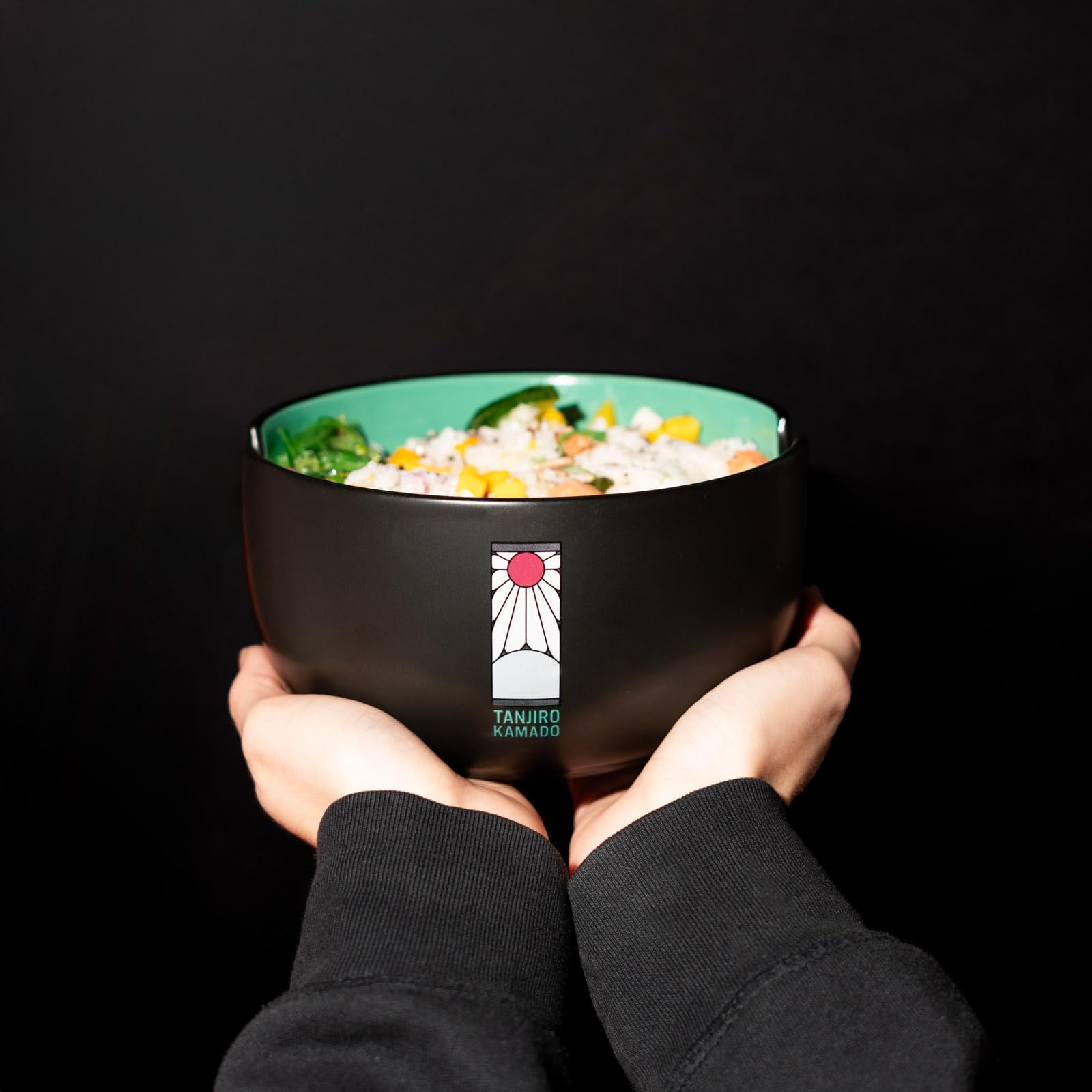 Grupo Erik Ciotola Ramen Demon Slayer - Ramen Bowl Kimetsu No Yaiba 900 ml, Ciotole Cucina Giapponese con Bacchette | Demon Slayer Gadget: Regalo Per fan