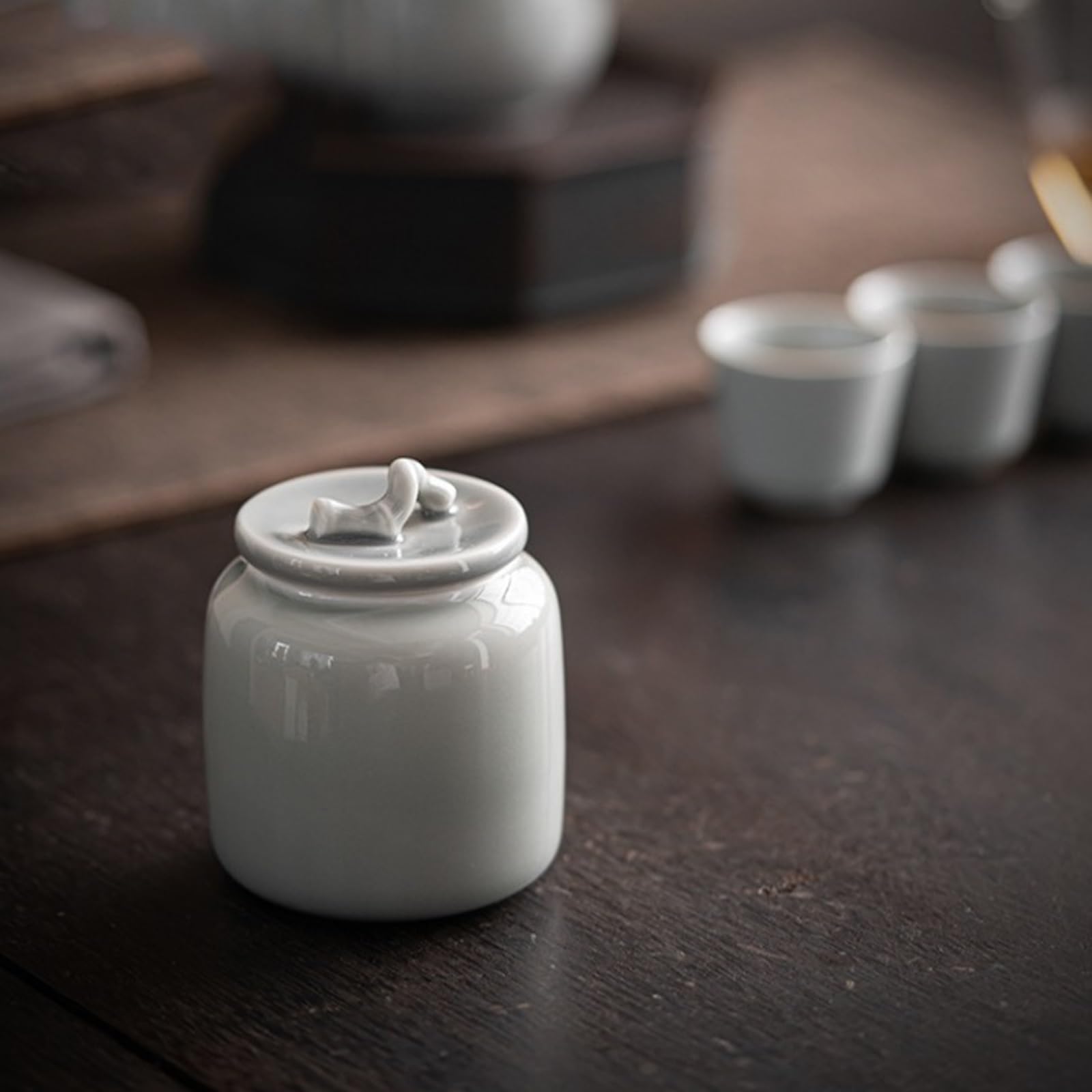 Ceramiczny Pojemnik Na Herbatę Ceramiczny Pojemnik Na Herbatę 6 Uncji Płynu Ceramiczny Pojemnik Na Puszki Małe Pojemniki Kuchenne