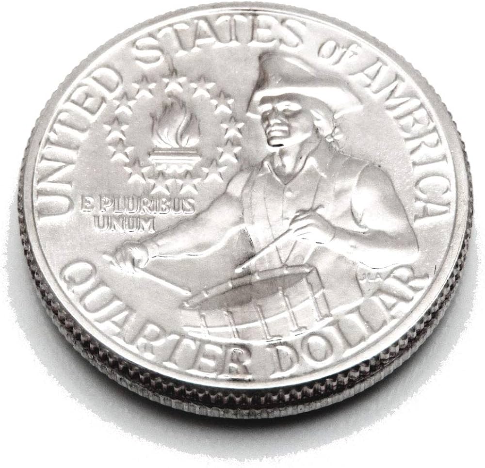 Amazon | ゴルフマーカー ダブルクォーター 25セント銀貨 ボール