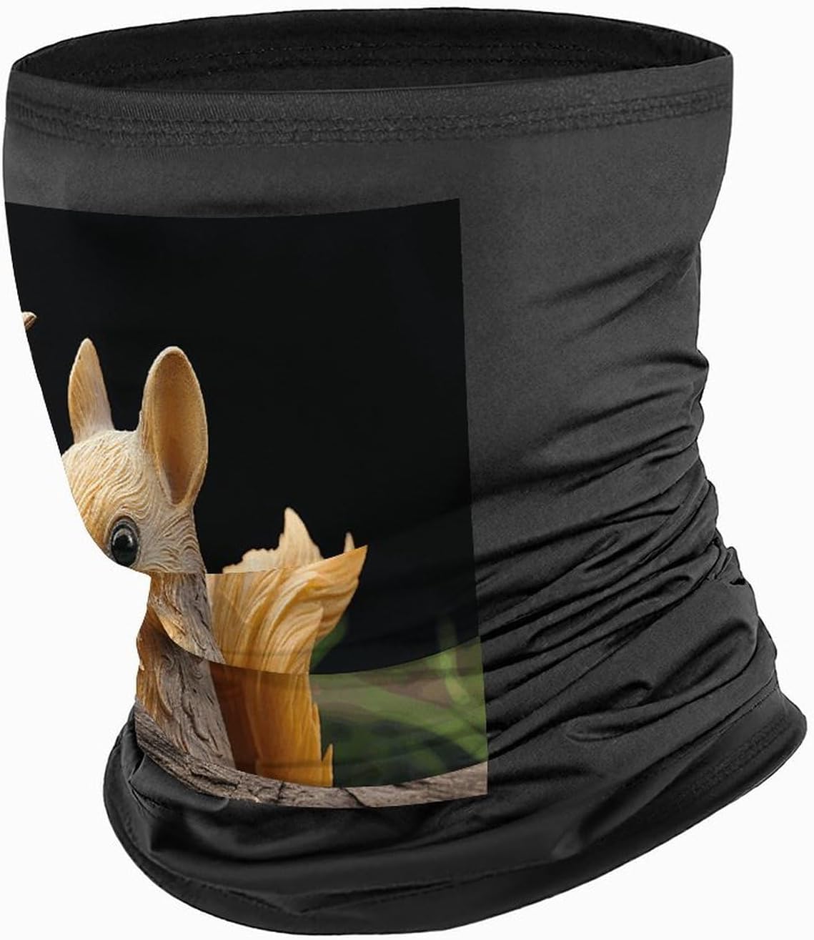 Resin Squirrel Face Mask for Men Women,Neck Gaiter Sunscreen Breathable,Face Cover for Skiing Fishing Hiking Cycling
