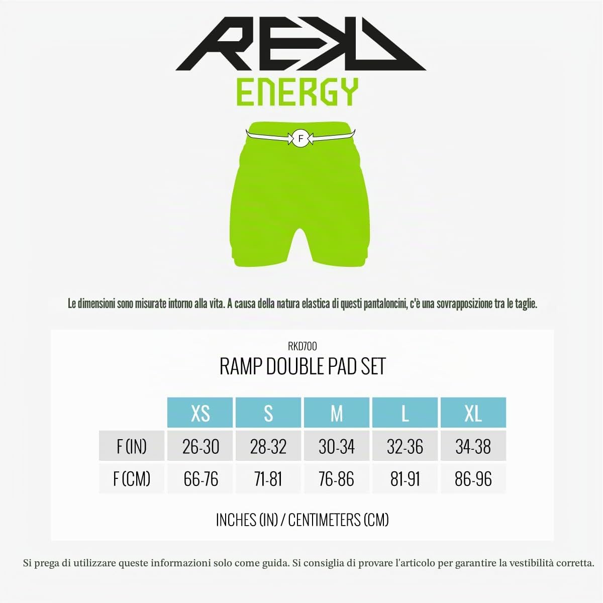 Rekd Energy Impact Shorts Pantaloncini Corti Unisex-Adulto