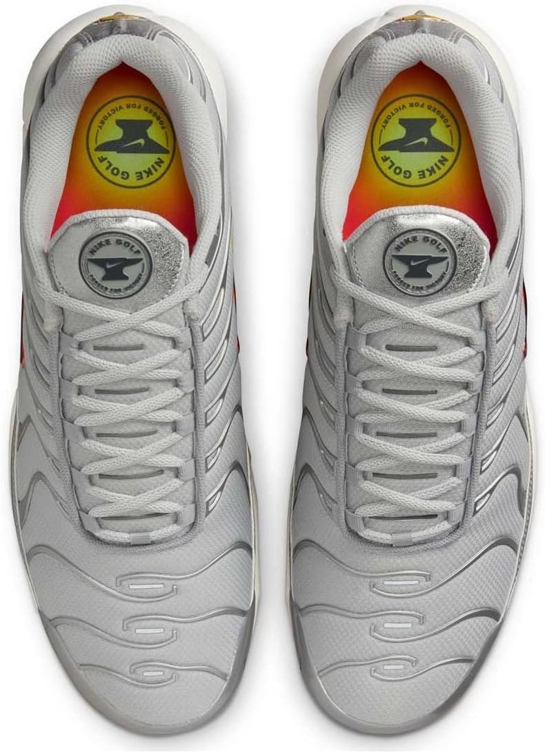 Nike Air Max Plus G NRG Golf Shoes (HJ4518-001, Metallic Silver/Light Smoke Grey/Photon Dust/Black) - Image 4