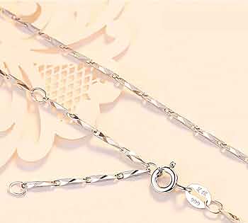 Amazon.co.jp: 999スターリングシルバーネックレスチェーン