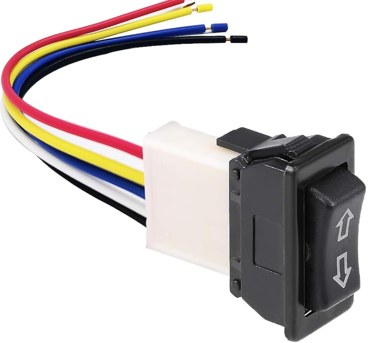 Sponsored Ad – Gebildet Universal 5-Pin Car Window Switch Car Control Master Rocker Switch With Switch & Wiring Harness Momentary Glass Lifter Switch DC 12V