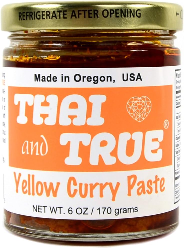 Thai And True, Yellow Curry Paste, 6 Fl Oz