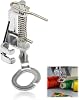 SANTUO Large Metal Free Motion Darning Sewing Machine Presser Foot, Fits Low Shank Singer, Brother, Janome, Babylock, Juki, Kenmore & More, Open Toe Quilting Foot for Sewing & Embroidery