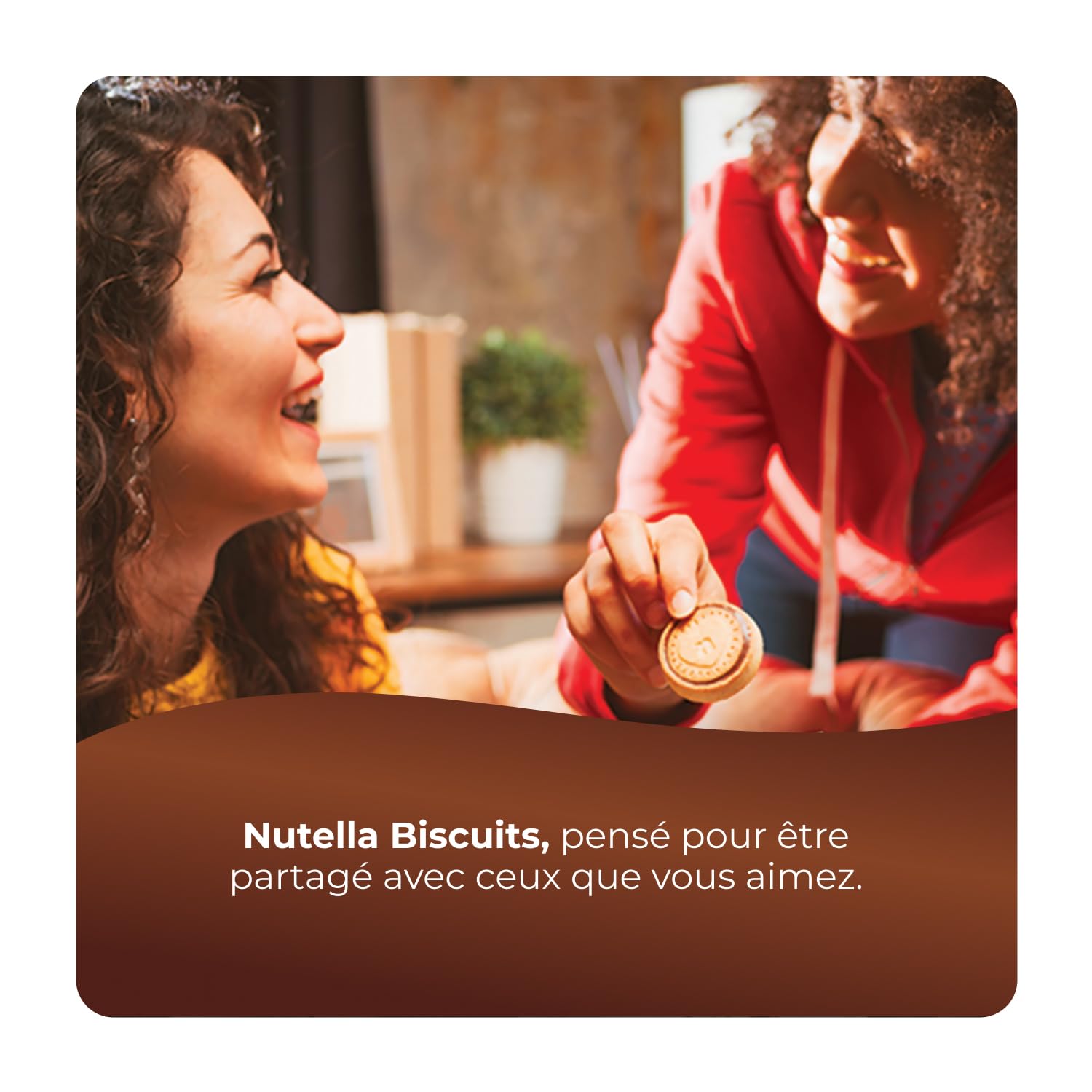 Nutella Biscuits - Biscuit Croquant et Fourré à la Pâte à Tartiner Nutella - Format Familial pour le Goûter - 28 x 3 x 41,4g