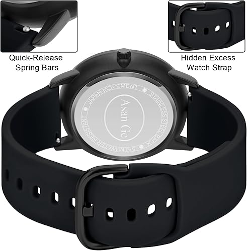 Miniatura 3 de Reloj de enfermera para enfermera, profesionales médicos, estudiantes, médicos, mujeres, hombres, reloj impermeable de 24 horas con hora militar,