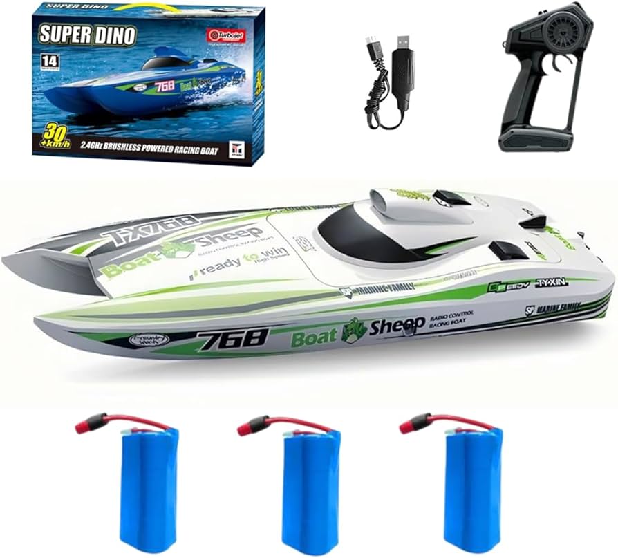 Amazon.com: TX768 RC Jet Boat, 30km/h High Speed Jet Boat