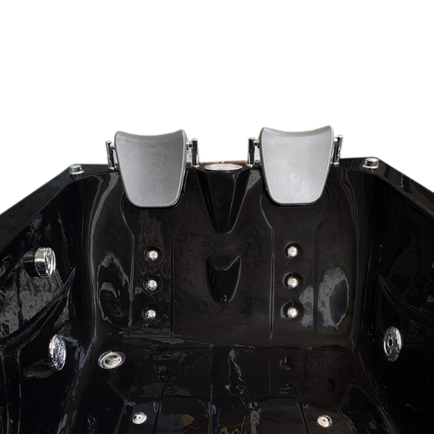 BAIGNOIRE BALNEO Black Varadero HAUTE BAIN TOURBILLON MASSANTE 170 x 115 cm SPA