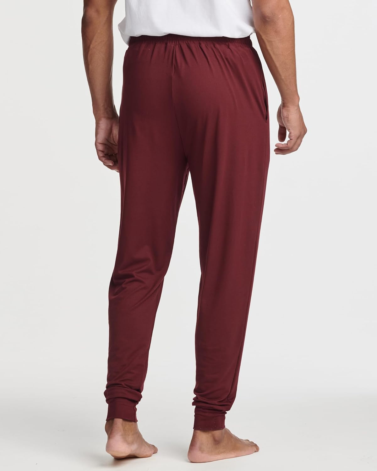 Real Essentials 3 Pack: Men's Soft Lounge Sleep Joggers - Pajama Pants Drawstring & Pockets (Available in Big & Tall) - Image 3