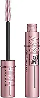 Maybelline NY Lash Sensational Sky High Máscara de Cílios Lavável, Escova Flexível, Alongamento Sem Limites com Extrato de Bambu e Fibras, Impacto de Todos os Ângulos, Preto 7,2ml