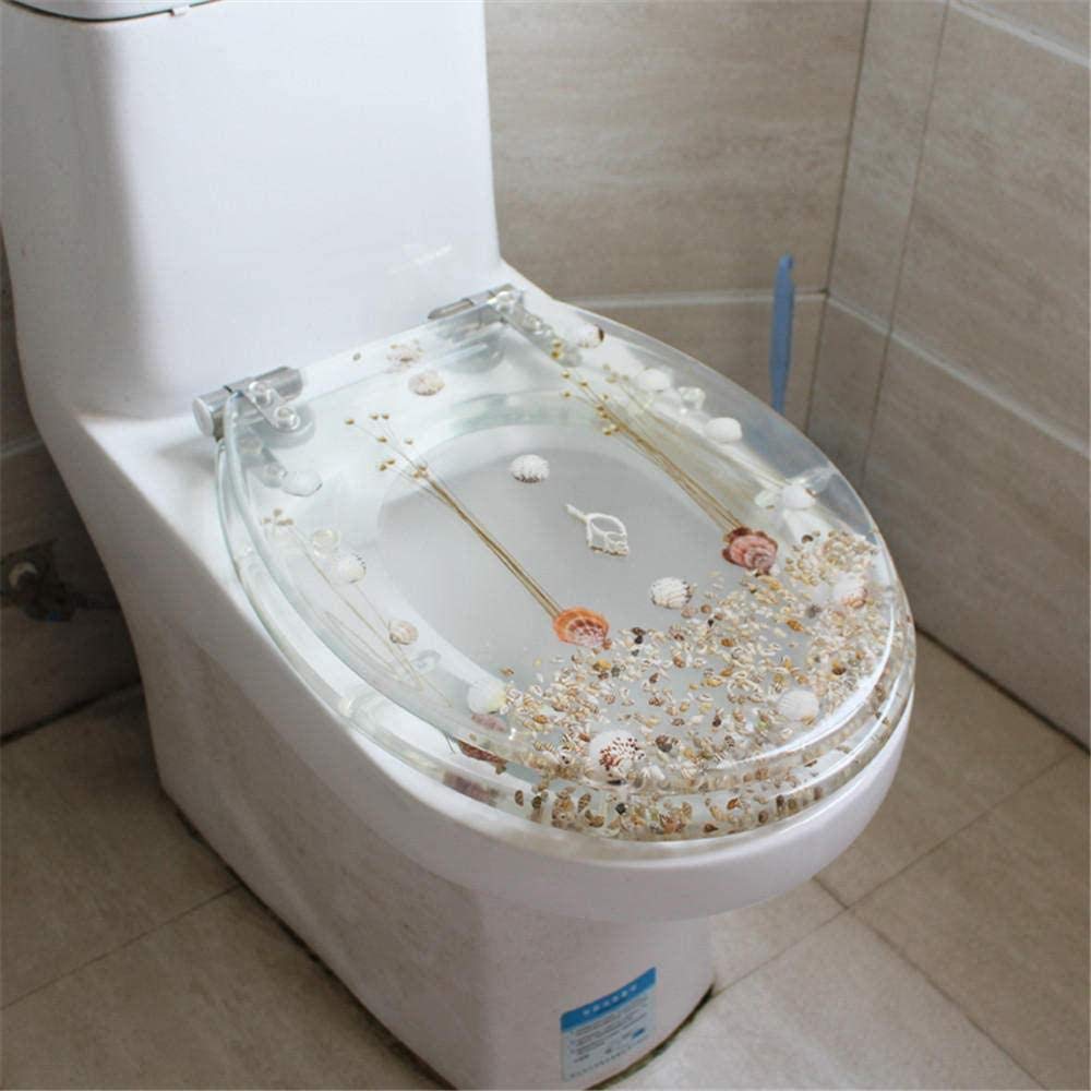 Buy Toilet Seat with Automatic Lowering with Slow Lowering and Soft