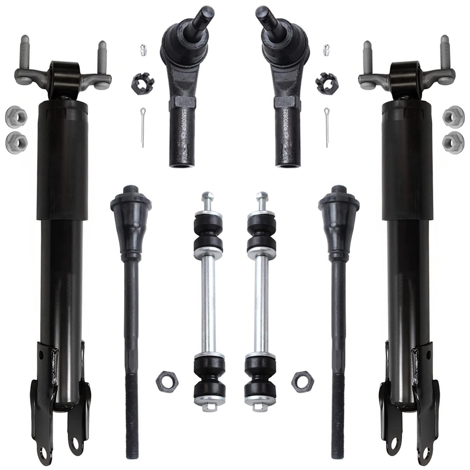 Detroit Axle - Front Shocks Kit for 2011-2019 Chevrolet Silverado 2500 HD