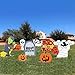 JOYIN Friendly Halloween Corrugate Yard Stake Signs (9 Pieces) for Halloween Outdoor/Indoor Decorations, Lawn Yard Decorations, Trick or Treating, Halloween Prop