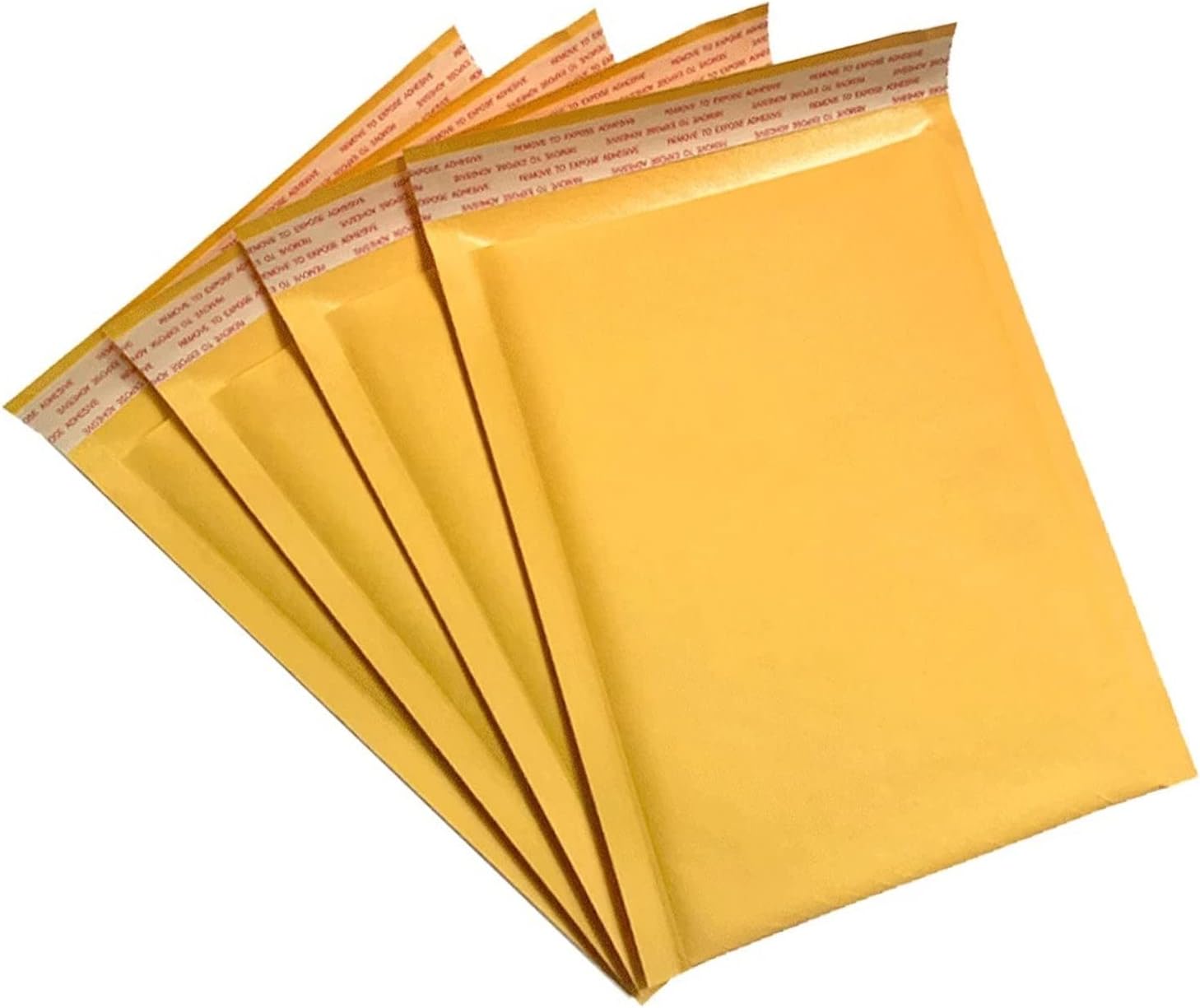 Yellow Kraft Bubble Mailers Size 4" x 6" #0000 Shipping Mailing Bubble Padded Envelopes, Mailing Bags, Inside Space 4" x 5"- Pack of 500