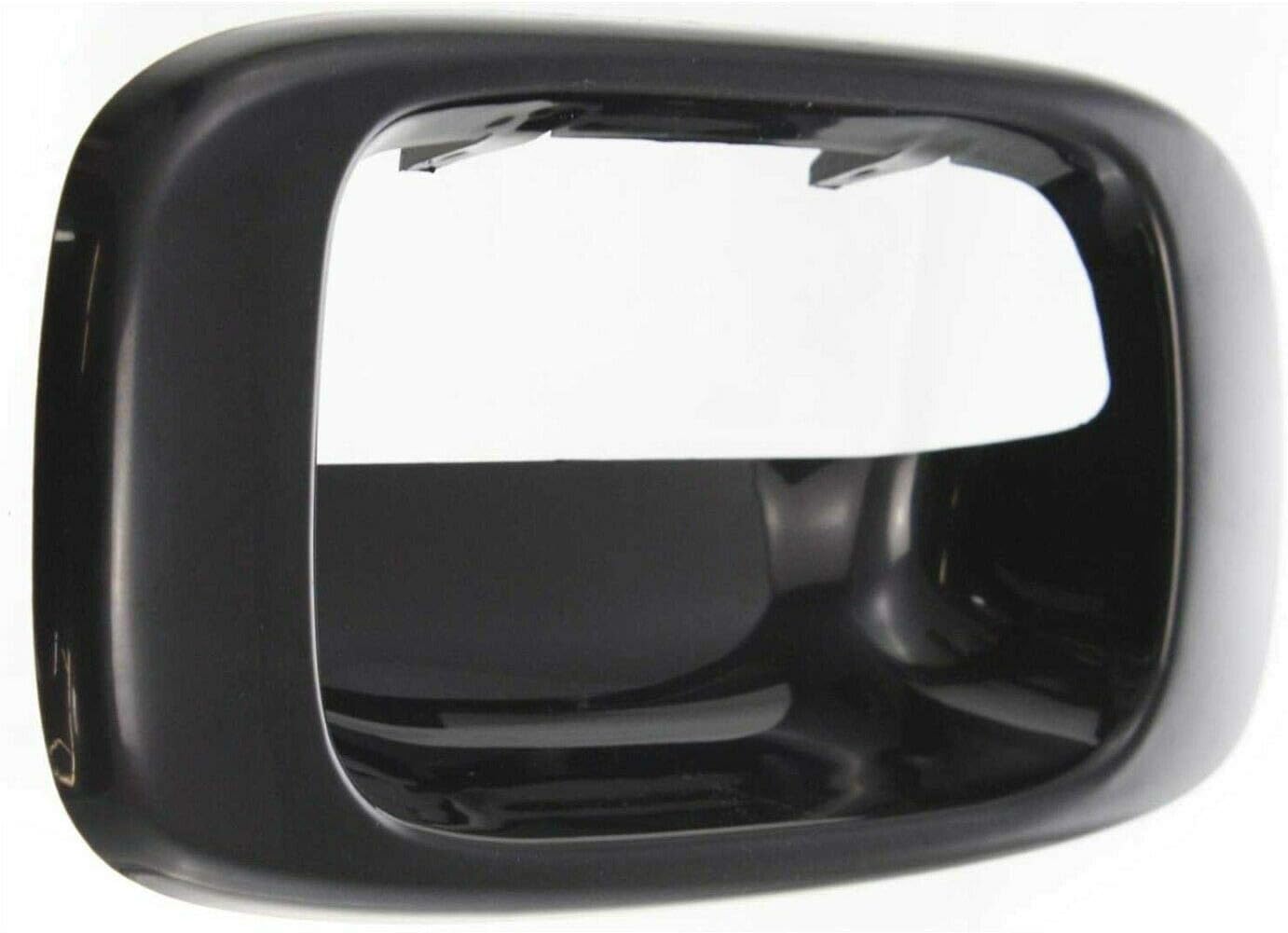 DAT AUTO PARTS Rear Outside Tailgate Door Handle Cover Bezel Trim Fits 1999-2007 Chevrolet Silverado and GMC Sierra Full Size Pickup, Black Smooth Plastic, Replaces GM1915129, 15752896