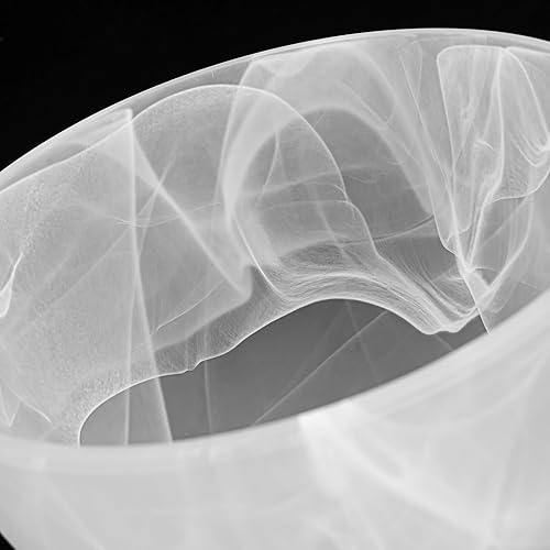 Miniatura 4 de Kiven 1 pantalla de cristal, pantalla moderna para repuesto de arte minimalista, lámpara colgante blanca, 5.9 pulgadas de diámetro