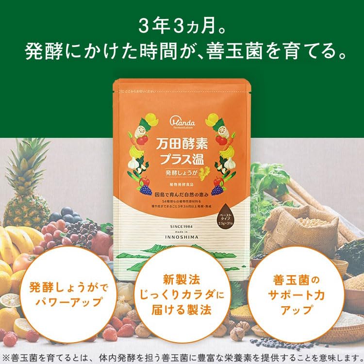 Amazon.co.jp: 【公式】万田酵素 プラス温 発酵 しょうが ペースト