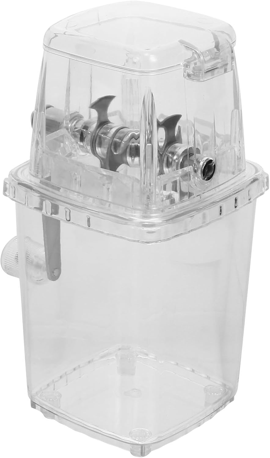 BESPORTBLE Portable Manual Ice Crusher Chopper Hand Crank Ice Cube Grinder Small for Home Kitchen Bar Use