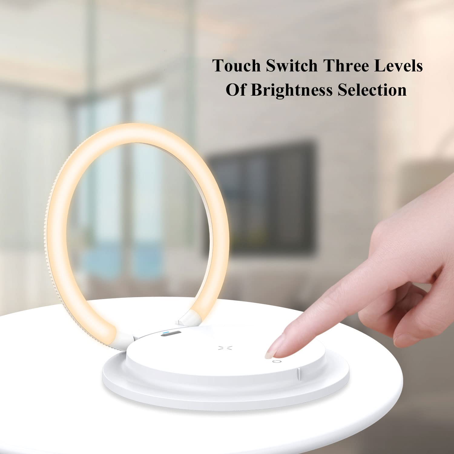 Luce notturna per bambini, Luce notturna ricaricabile senza fili Regalo di compleanno per ragazze ragazzi, Luce notturna in plastica Supporto per telefono portatile per bambini camera da letto