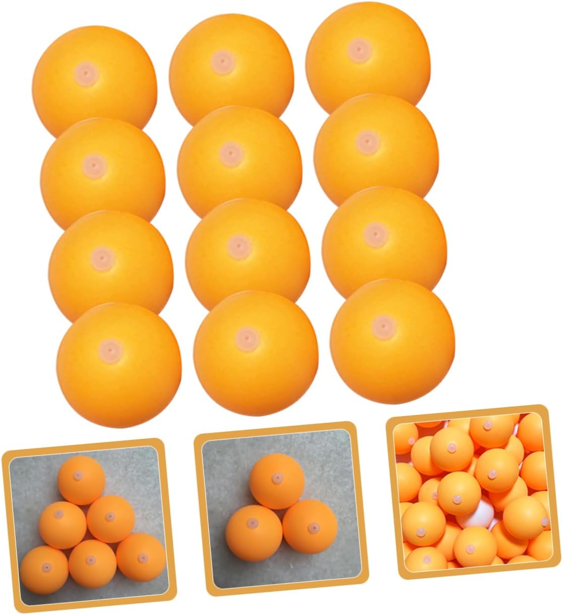 100pcs Plastic Pingpong Balls Elastic Soft Shaft for Table Tennis Practice Portable