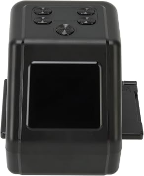 Film & Slide Scanner, Digital Film Scanner, Converts 135, 126, 110, Super 8 & 8mm Film Negatives & Slides to 22MP JPG Images, 2in LCD Screen, Digital Photo Negative Scanner