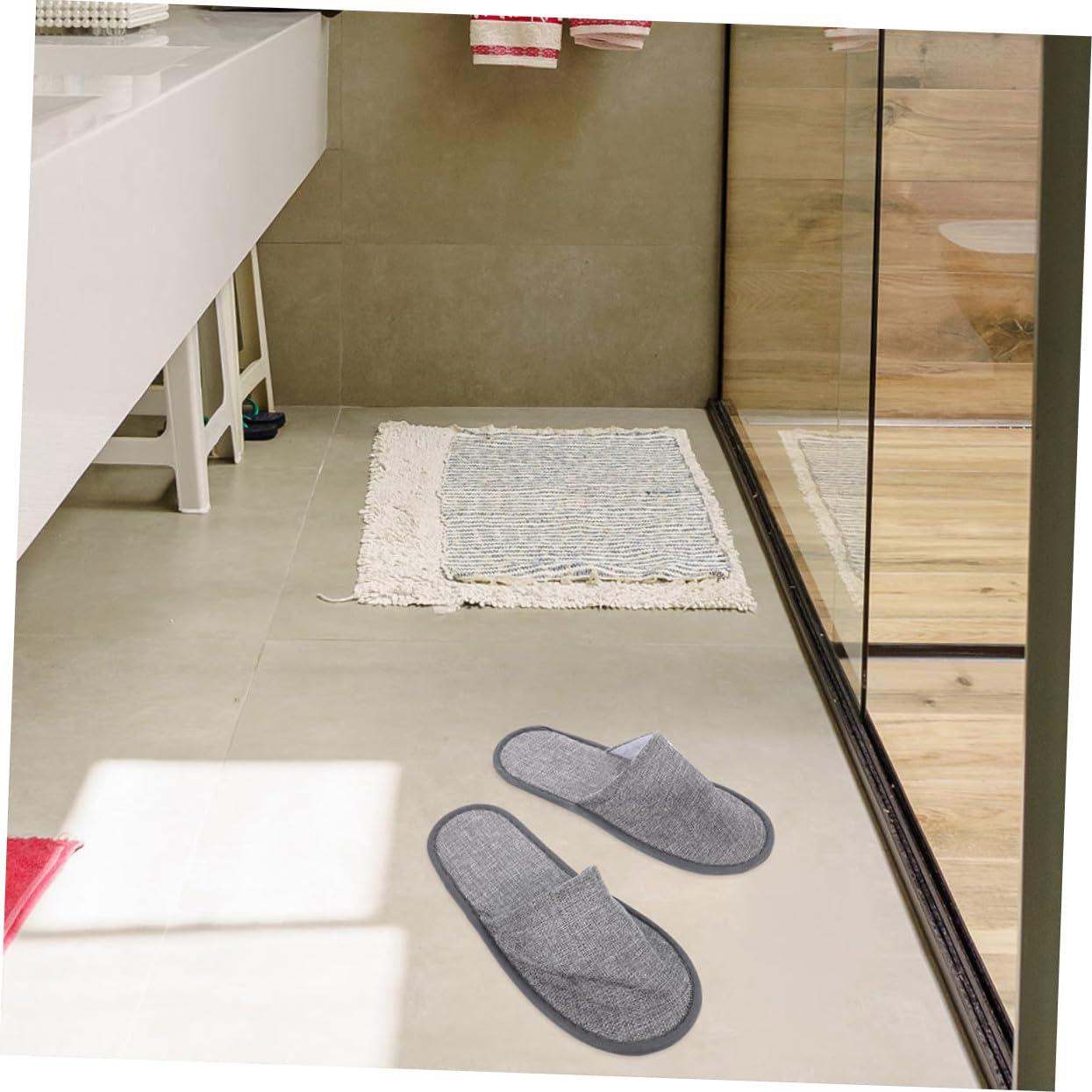 15paare Einweg-hotelpantoffeln Salonpantoffeln Spa-pantoffeln Hotelschuhe Hausschuhe für Zuhause Gäste Schönheitssalons Flugzeuge Familien Partys